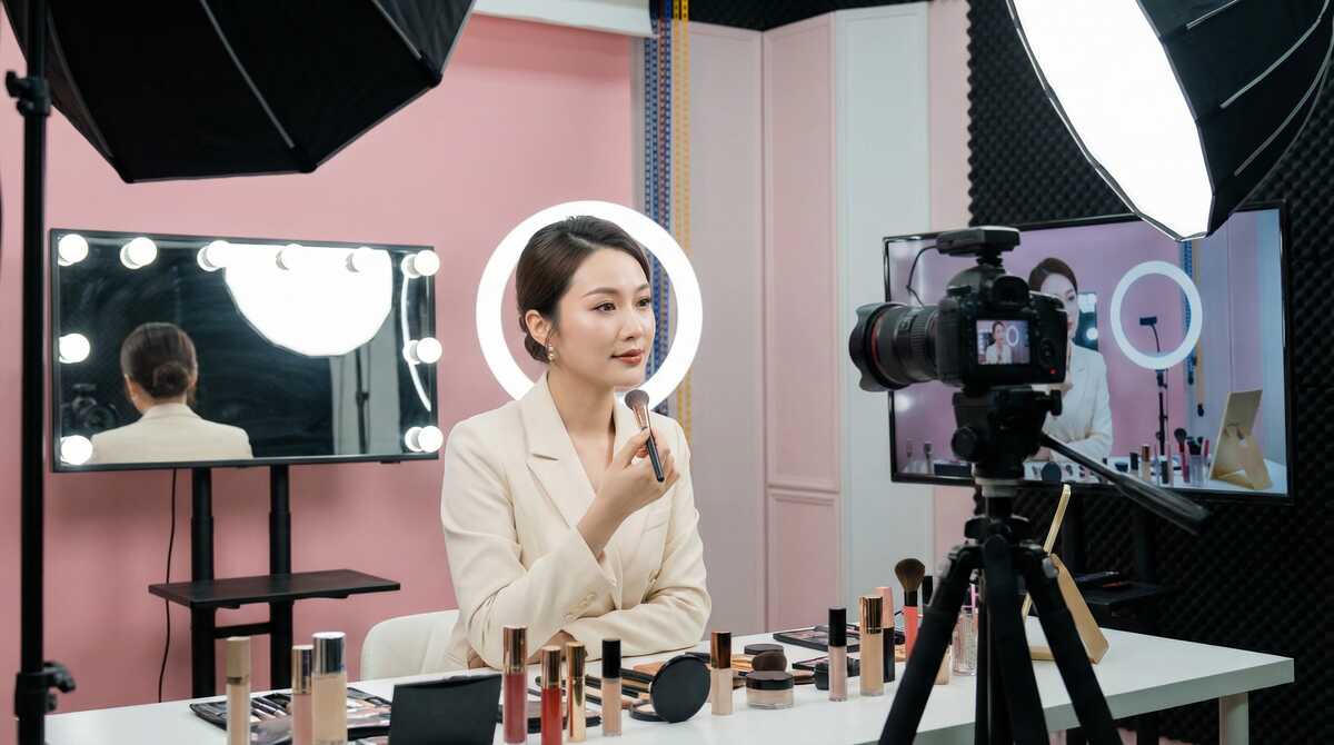 国产自拍美妆视频教程